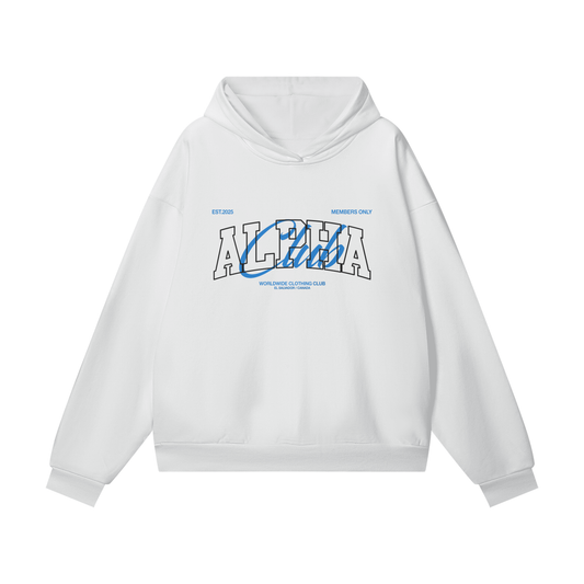 ALPHACLUB WORLDWIDE - OVERSIZE HEAVYWEIGHT HOODIE